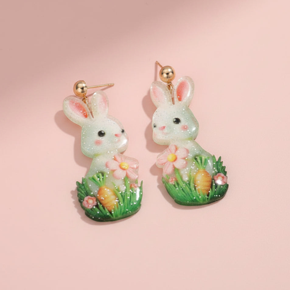 Sparkle Bunny Earring