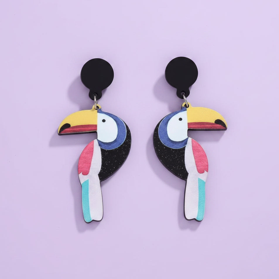 Tucan Earring