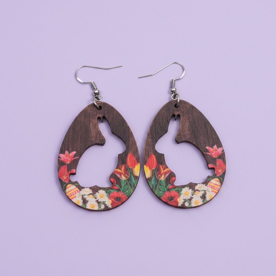 Bunny Cutout Earring