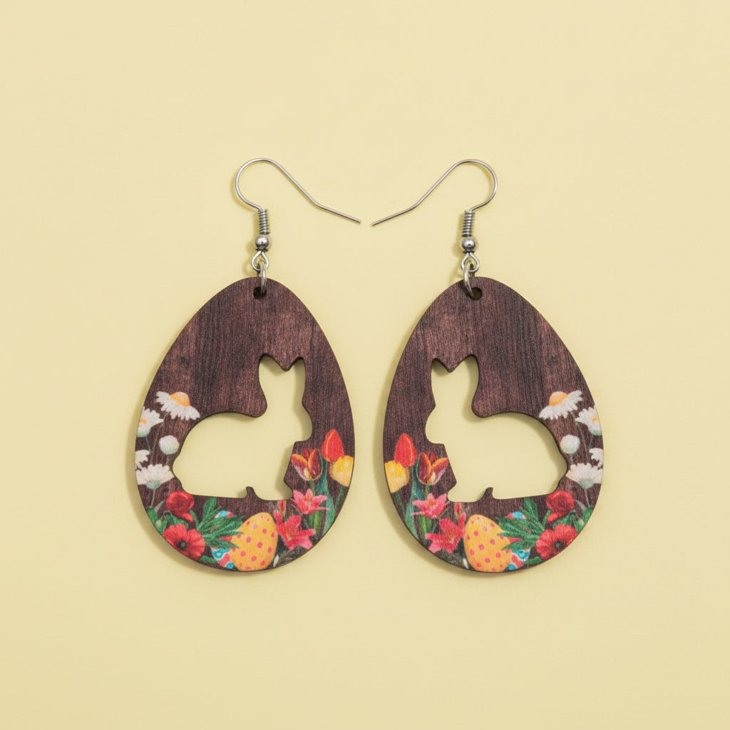 Bunny Cutout Earring