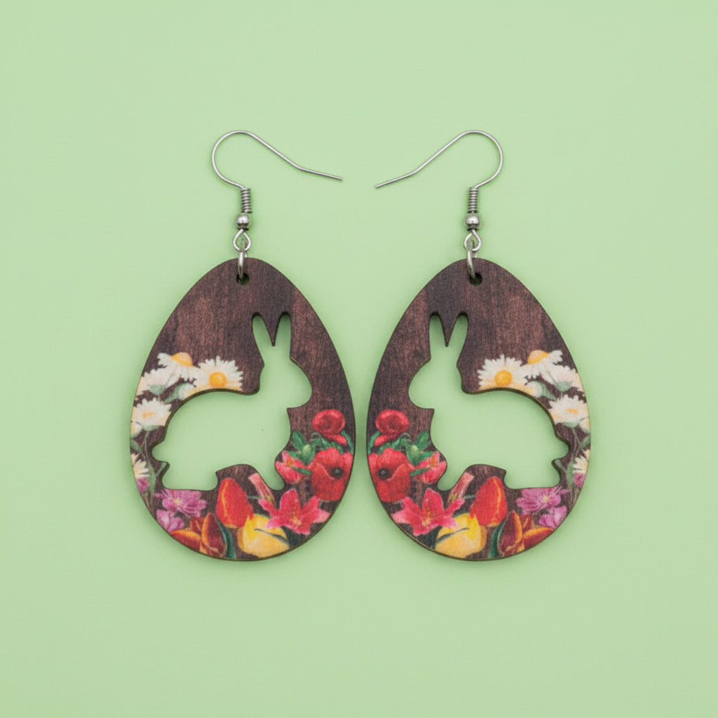 Bunny Cutout Earring
