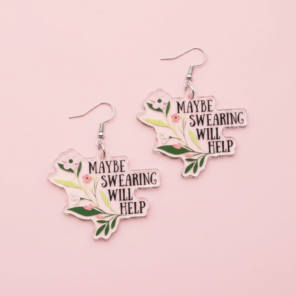 Maybe Swearing Earring