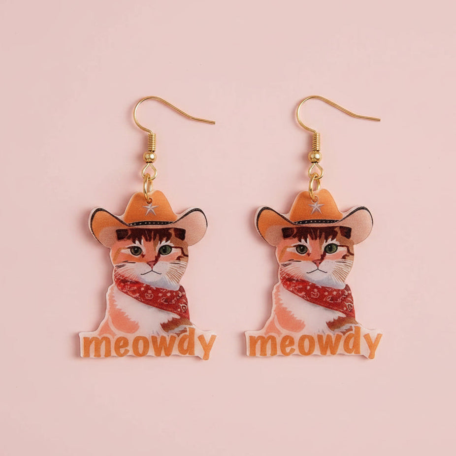 Meowdy Earring